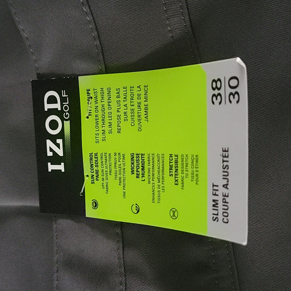 Grey Izod golf pants